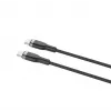 Kabel USB-C na USB-C FIXED FIXDB-CC2-BK — 2 m, 100 W, stałe, nieodłączane złącze