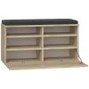 Zamknięty organizer na buty Top e Shop RIVA SZAFKA SONOMA — wykończenie dąb, 850×460 mm, płyta wiórowa 16 mm
