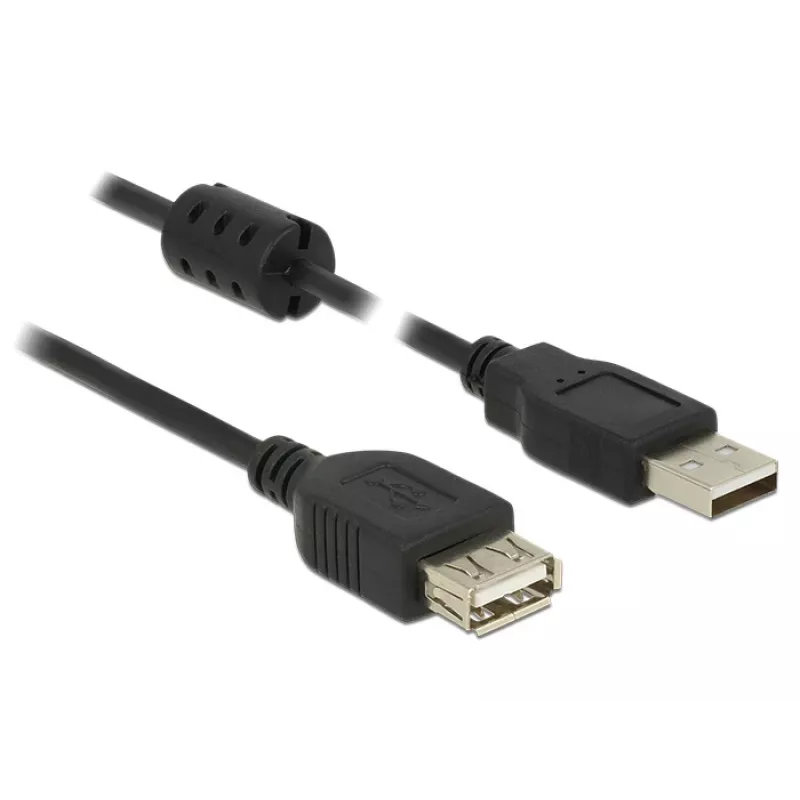 Kabel USB DeLOCK 84884 USB 2.0 1,5 m czarny