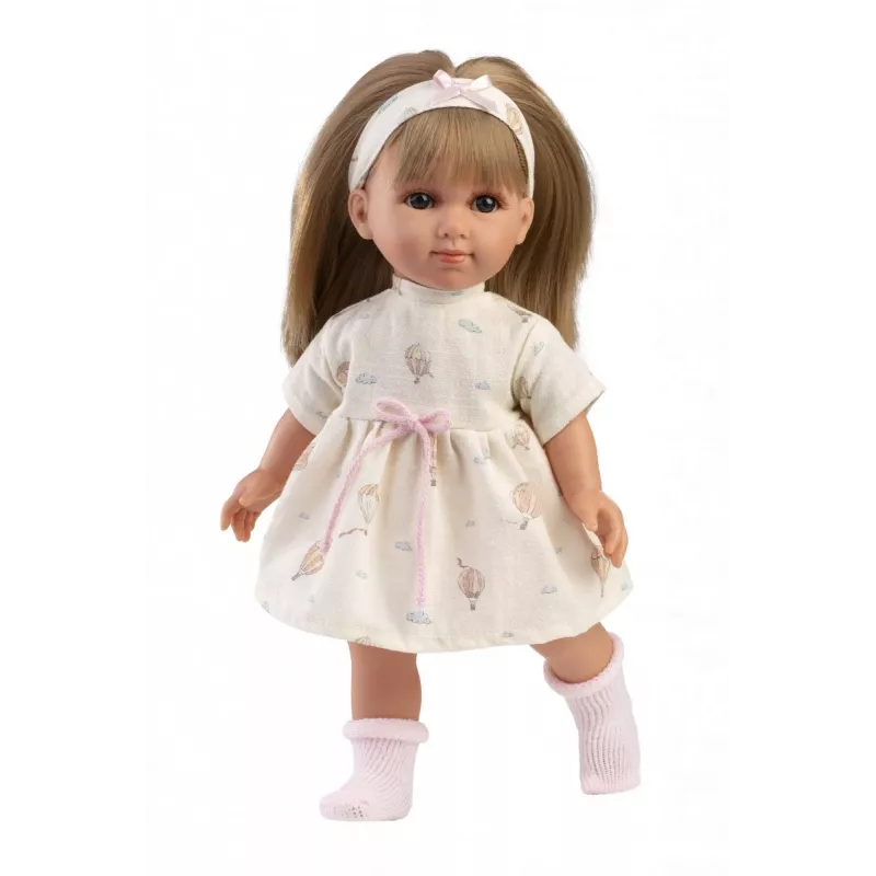 Lalka Llorens Elena 35 cm — realistyczne cechy, miękkie ciało