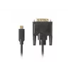 adapter kablowya wideo LANBERG CA-CMDV-10CU-0030-BK, USB Type-C na DVI-D, 3 m, czarny