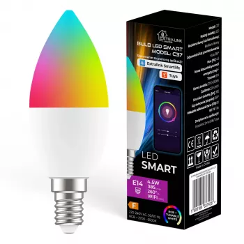 Extralink Smartlife LED Bulb, E14 C37 2700-6500K WiFi 220-240V