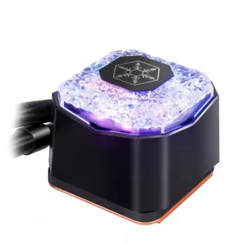 SilverStone PF360 - system chłodzenia cieczą procesora - (dla: LGA775, LGA1156, AM2, LGA1366, AM3, LGA1155, LGA2011, FM1, FM2, LGA1150, LGA1151, AM4, LGA2066, LGA1200) - miedziany - 120