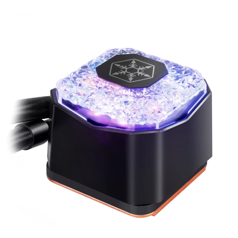 SilverStone PF360 - system chłodzenia cieczą procesora - (dla: LGA775, LGA1156, AM2, LGA1366, AM3, LGA1155, LGA2011, FM1, FM2, LGA1150, LGA1151, AM4, LGA2066, LGA1200) - miedziany - 120