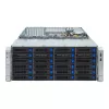 Serwer rack 4U GIGABYTE S453-S70-AAV1 — dwugniazdowy LGA4677, DDR5, 16 gniazd DIMM, 38× 2,5 cala/M.2, redundantny zasilacz 1600 W (80 PLUS Titanium)