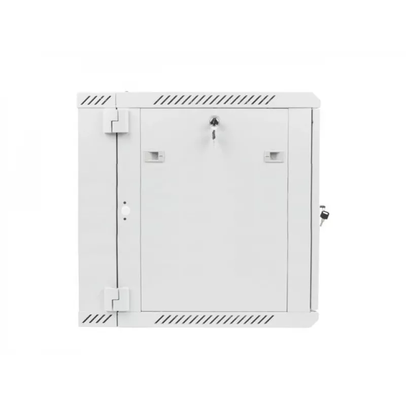 DWUCZĘŚCIOWA SZAFKA RACK DO MONTAŻU NA ŚCIANIE 19 inch 12U 600X600 SZARA LANBERG (PŁASKI PAKIET)