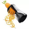 GEFU Spirelli slicer Ręczny Czarny, Srebrny Plastik, Stal nierdzewna