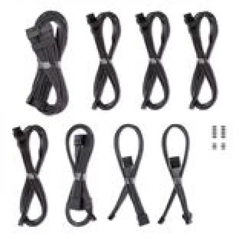 Zestaw kabli CableMod C-Series Pro ModMesh do zasilaczy Corsair RMi/RMx/R — kolor Carbon