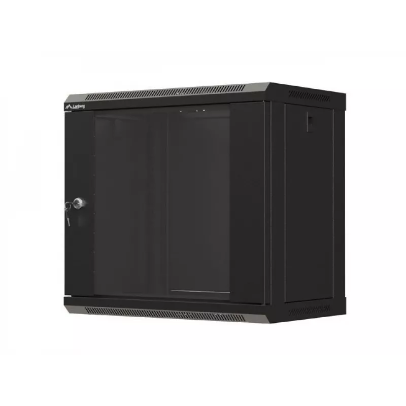 Szafa wisząca LANBERG WF03-5309-10B, 9U, 500×350×540 mm, maks. obciążenie 60 kg, czarna