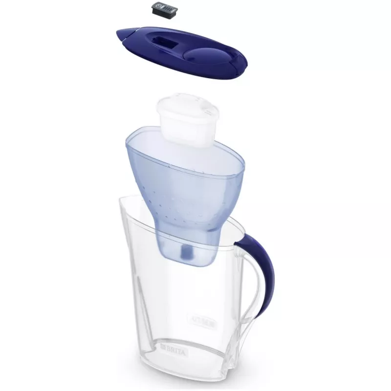 Dzbanek filtrujący wodę BRITA Marella XL, dzbanek z wkładem MAXTRA, zbiornik 3,5 l, pojemność filtrowanej wody 2 l, niebieski