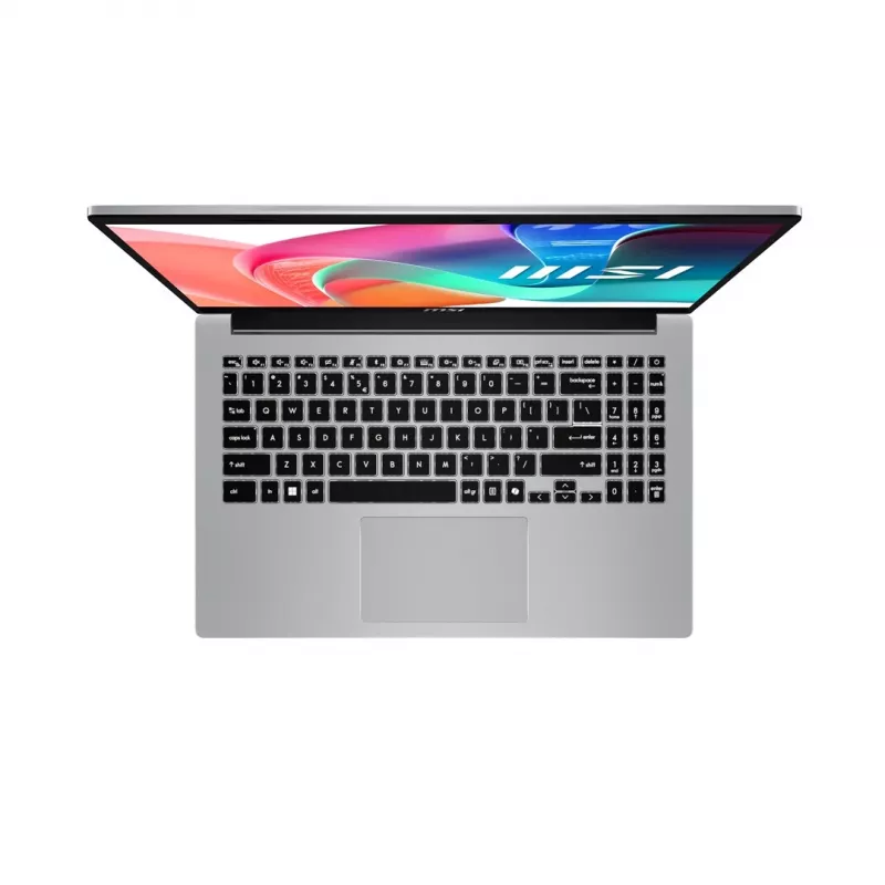 MSI Modern 15 F13MG-088PL Intel® Core™ i7 i7-1355U Laptop 39,6 cm (15,6) Full HD 16 GB DDR4-SDRAM 512 GB SSD Wi-Fi 6E (802.11ax) Windows 11 Pro Srebrny