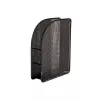 Pionowa taca Forpus, 7 cm, czarna, perforowany metal 1003-012