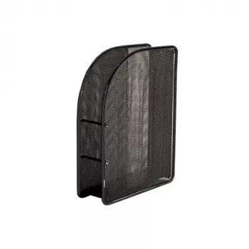 Pionowa taca Forpus, 7 cm, czarna, perforowany metal 1003-012