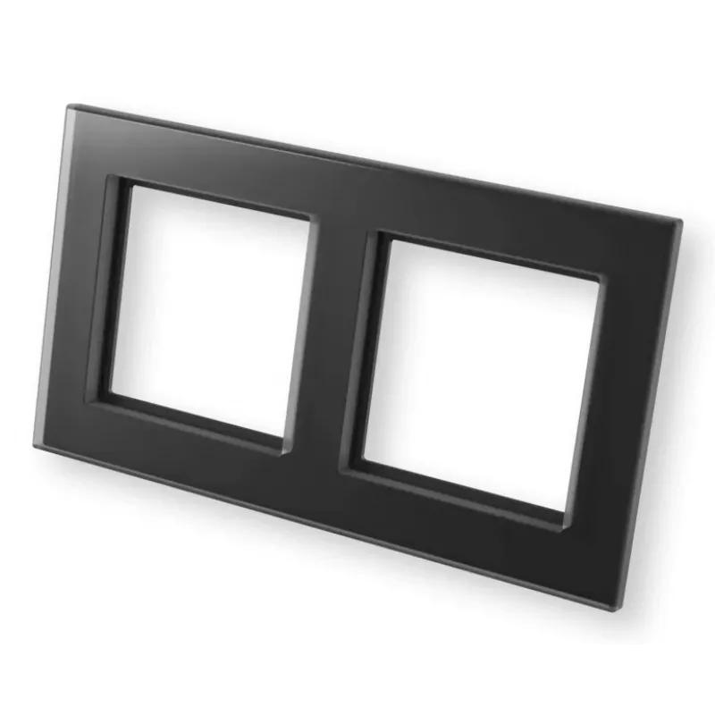 eQ-3 Homematic IP ramka szklana 2-krotna, czarna (162149A1)