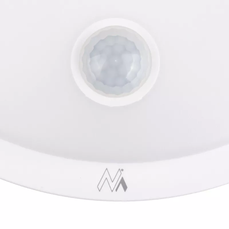 Lampa LED z czujnikiem PIR MACLEAN MCE525 W — zewnętrzna oprawa LED z czujnikiem ruchu