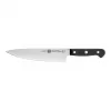 Zestaw noży ZWILLING Gourmet 3 szt. — kute ostrza ze stali 10/16/20 cm, czarne plastikowe rękojeści, można myć w zmywarce