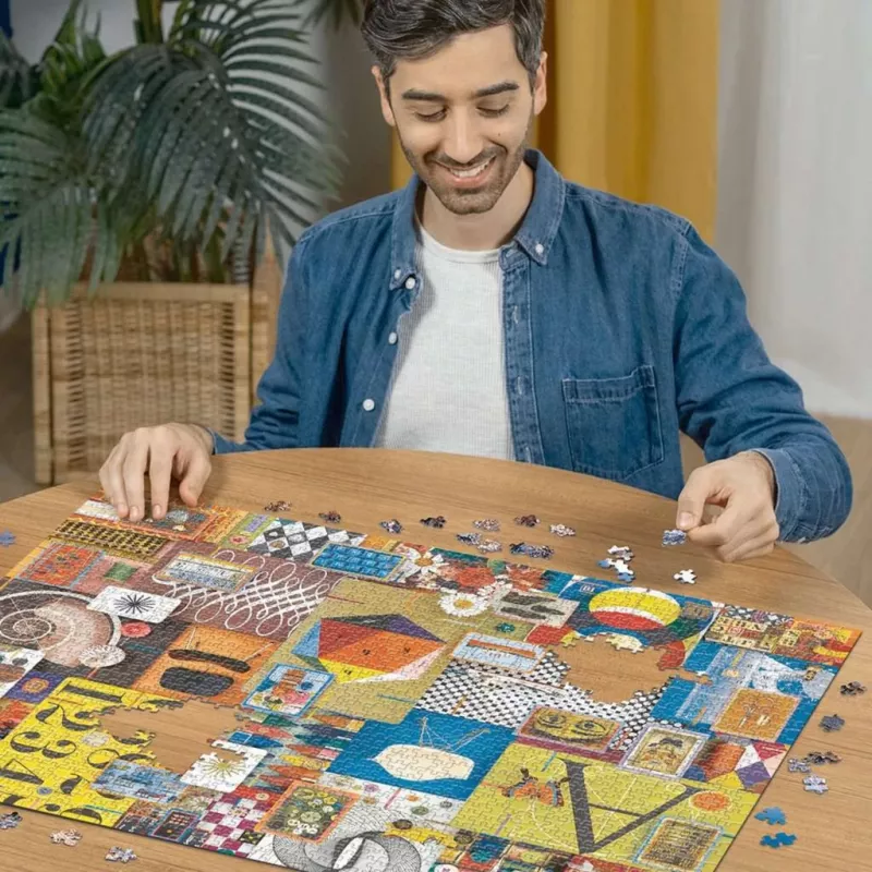 Puzzle Eames Collectors Edition - House of Cards (1500 elementów)