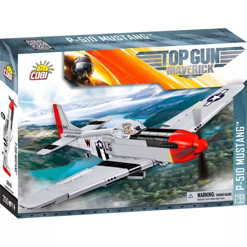 Top Gun Maverick P51D Mustang, Zabawka konstrukcyjna Skala 1:32