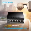 Przełącznik sieciowy Cudy GS105 — 5-portowy Gigabit Ethernet (10/100/1000), czarny, zasilanie 5 V DC w zestawie