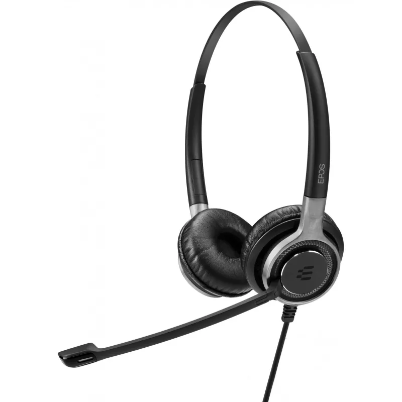 EPOS IMPACT SC 660 USB ML Zestaw słuchawkowy przewodowy nauszny do rozmów/muzyki USB Type-A Czarny, Srebrny