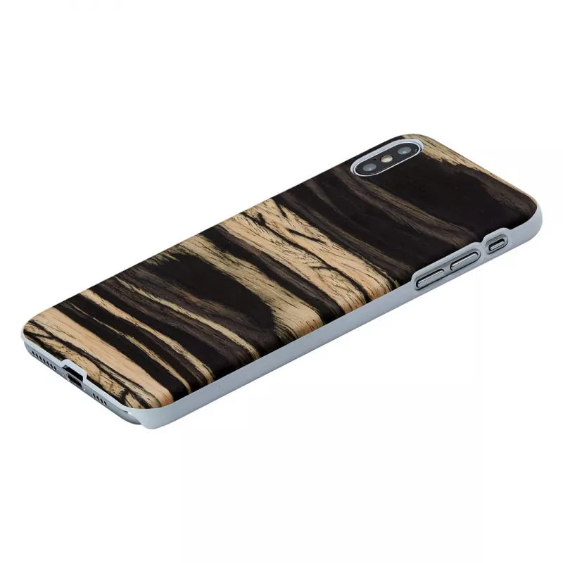 Etui na smartfona man and wood do iPhone XS Max — wykończenie biały Ebony