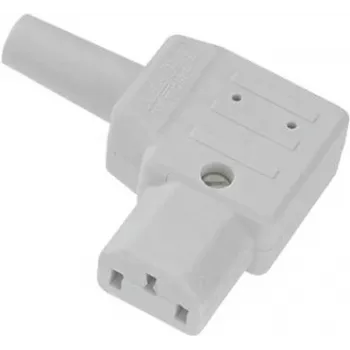 Wtyczka zasilająca C13 Bachmann 915.973 szara