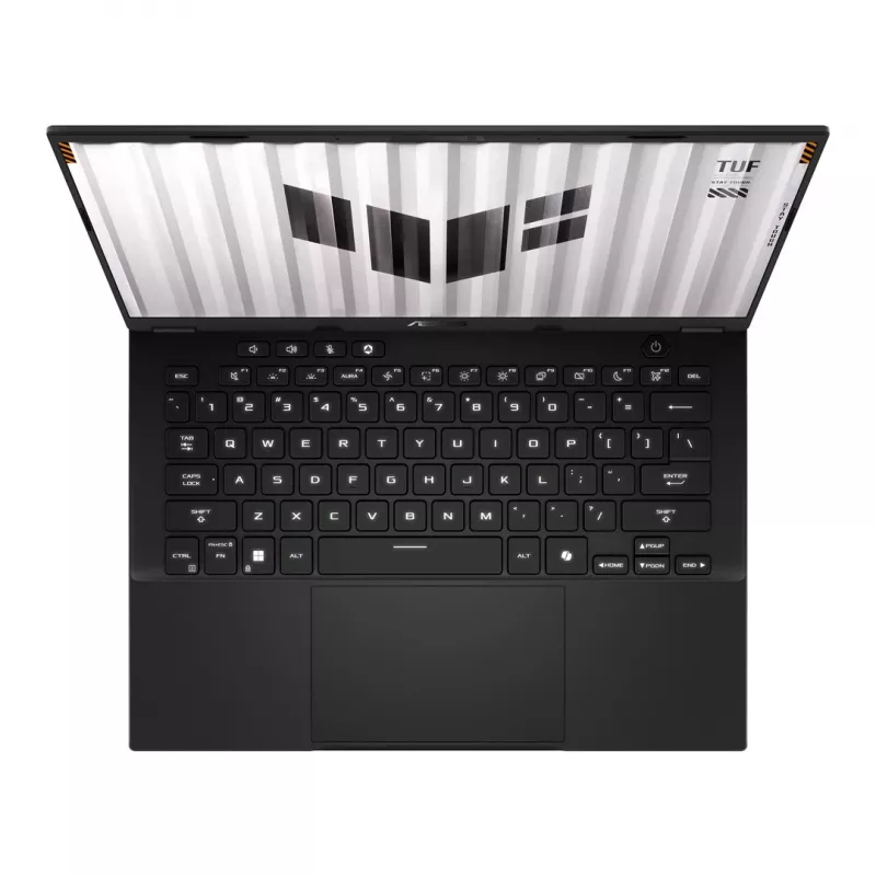 Laptop ASUS FA401UH-RG018 — 14 cali WQXGA IPS 165 Hz, AMD Ryzen 7 260 (8 rdzeni/16 wątków, do 5,1 GHz), RTX 5050 8 GB, 16 GB LPDDR5x, 512 GB PCIe 4.0 SSD, 73 Wh