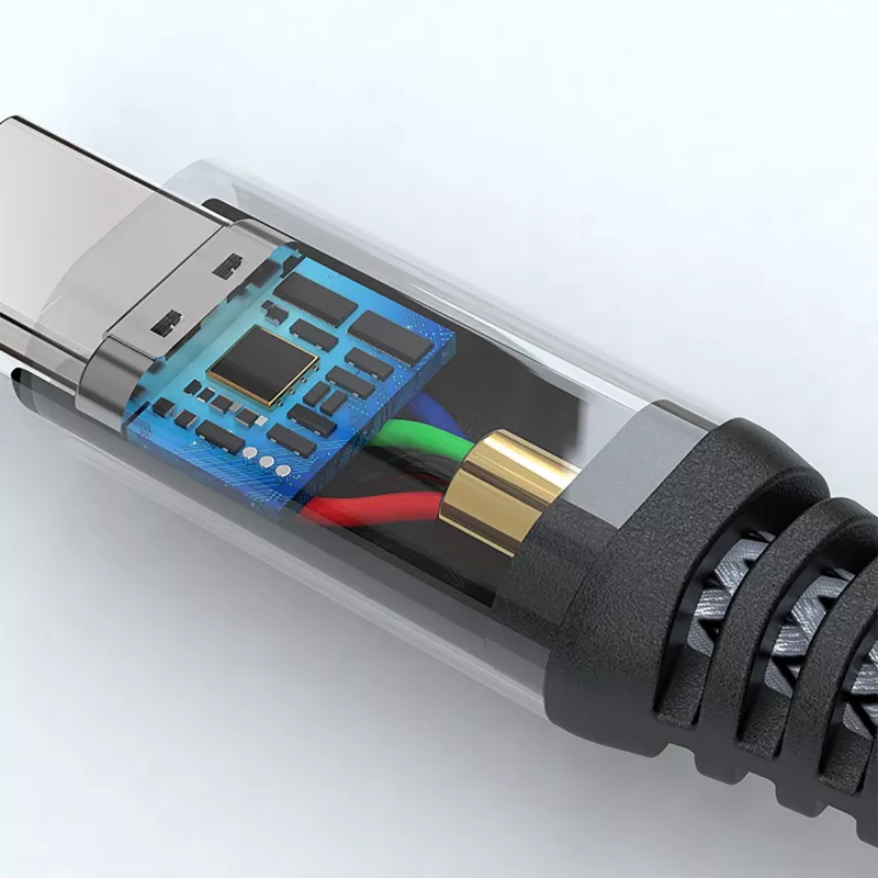 4smarts PremiumCord - Kabel USB - USB-C (M) do USB-C (M) - USB 2.0 - 20 V - 5 A - 1.5 m - Zasilacz USB (100 W) - Czarny