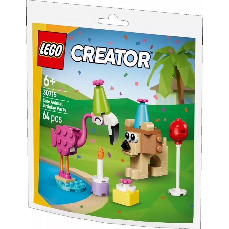 Creator Blocks 30715 Urocze Zwierzęta Przyjęcie Urodzinowe