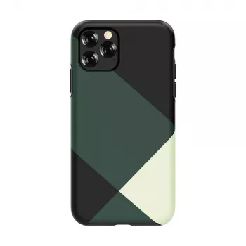 Ochronne etui na telefon Devia do iPhone'a 11 Pro Max — zielony prosty styl