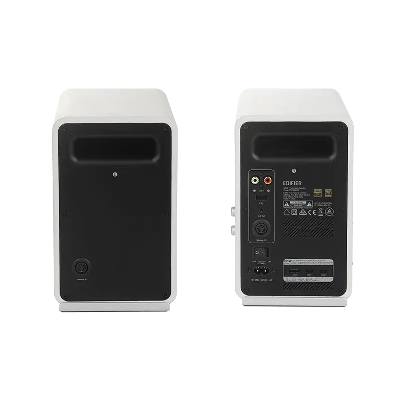 Edifier Aktywny Monitor Biurkowy z Ładowarką GaN | QR65 | 70 W | Biały | Łączność bezprzewodowa