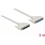Kabel szeregowy DELOCK 86884 D-Sub 37 pin, beżowy, 3 m