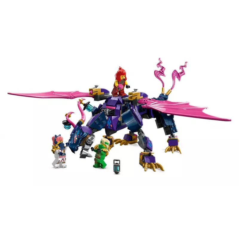 Klocki LEGO NINJAGO 71842 Rontu – mistrzowskie smoki – 381 elementów, 4 minifigurki, model do ekspozycji 130 mm