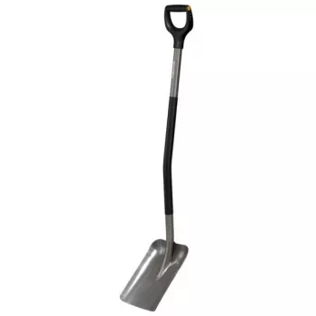 Łopata Fiskars Ergonomic FS.S. 1025376 Szara — ergonomiczna łopata ogrodowa