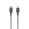 Kabel Lightning native union NCABLE-KV-CL-ZEB 3 m Lightning do USB-A Czarny Biały 140 g