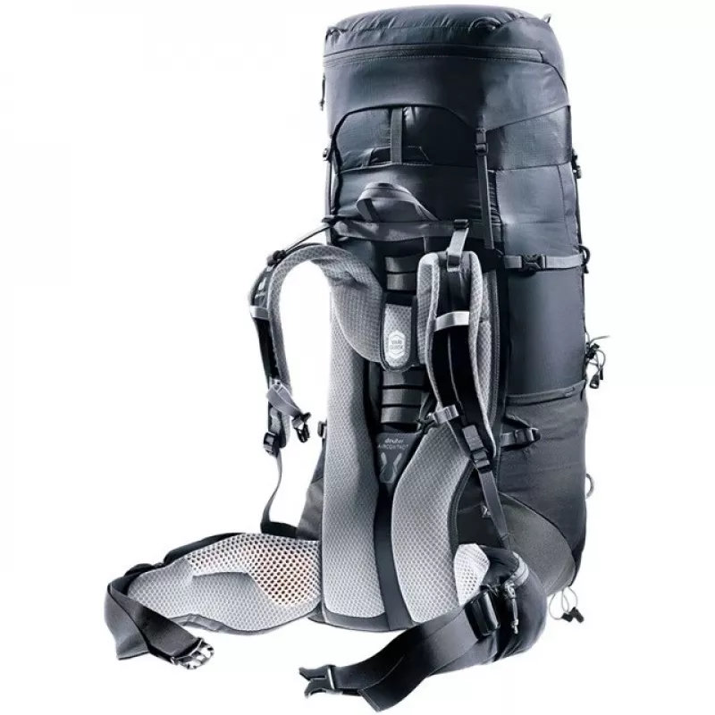 Damski plecak turystyczny Deuter Aircontact Lite 45+10 SL, czarny