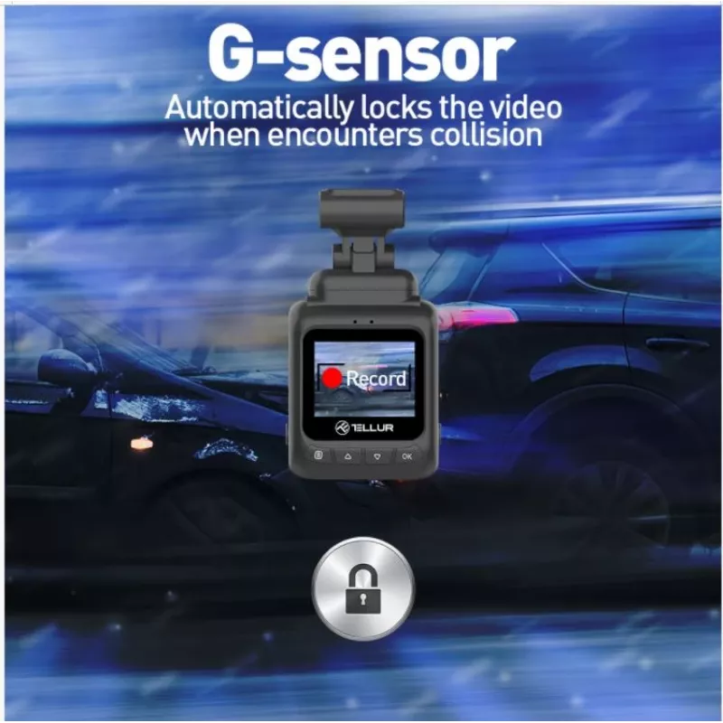 Dash Cam Tellur Dash Patrol DC1 FullHD 1080P Czarny