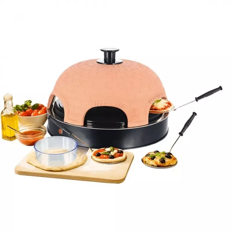 Maszynka do pizzy Emerio PO-115984 6 pizz 1200 W Czarno-pomarańczowy