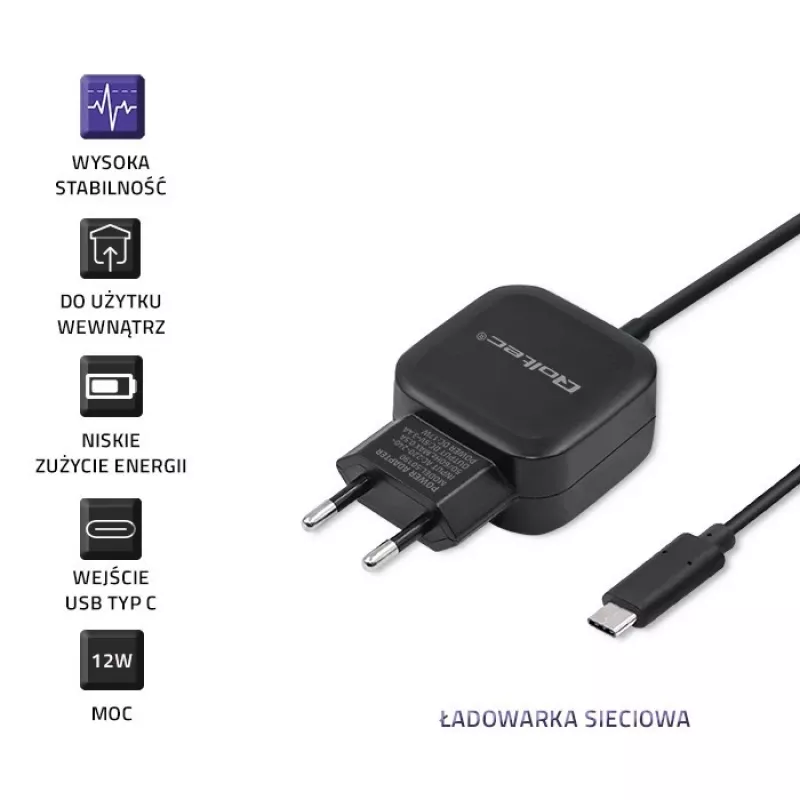 Qoltec 50190 Ładowarka do urządzeń mobilnych Telefon. Tablet. Telefon.