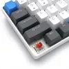 Klawiatura mechaniczna MEDIA-TECH MT1259 czerwony Core MX60, format 60%, przełączniki CHERRY MX czerwony, podświetlenie RGB, USB, wysokoprofilowe klawisze