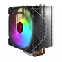 Chłodzenie procesora SAVIO SAVGCOVORTEXX2ARGB z 4 rurkami cieplnymi, wentylatorem 120 mm ARGB, czarne