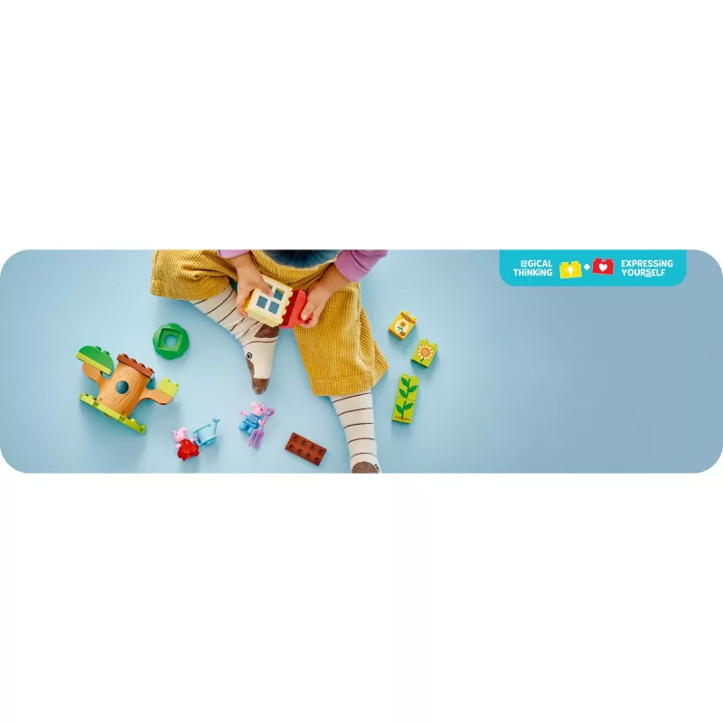 Lego 10431 Duplo Peppa Pig Ogródek i Domek na Drzewie