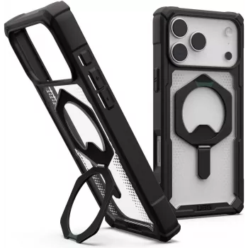 UAG Urban Armor Gear Plasma XTE MagSafe Kickstand Case | Apple iPhone 17 Pro Max | czarny/przezroczysty | 11452811404G (11452811404G)