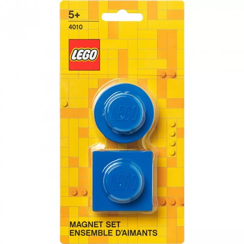 Zestaw magnesów Room Copenhagen LEGO niebieski 40101731 — dekoracyjne magnesy kompatybilne z LEGO