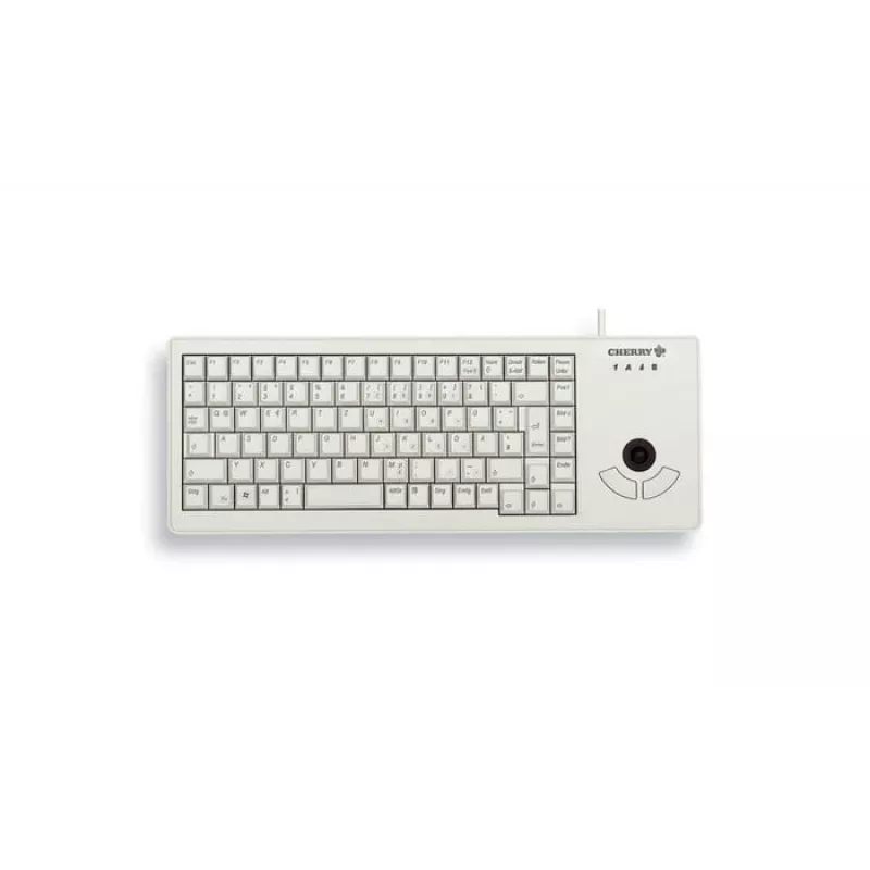 CHERRY XS Trackball klawiatura Uniwersalny USB QWERTZ Niemiecki Szary