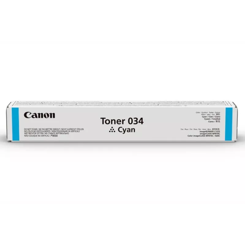 Canon 034 kaseta z tonerem 1 szt. Oryginalny cyjan