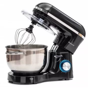Blatowy robot kuchenny Ravanson RP-2500B, misa ze stali nierdzewnej 5,5 L, 1900 W, 6 prędkości, obrót planetarny