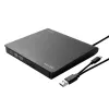 SAVIO AK-59 Zewnętrzna smukła nagrywarka CD/DVD R/RW - USB-C/USB-A, czarny