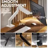 Uchwyt do monitora ONKRON G110-BG na 1 wyświetlacz 15 kg, do 106,7 cm (42 cale), VESA 75x75–100x100, zacisk/przelotka, czarno-szary