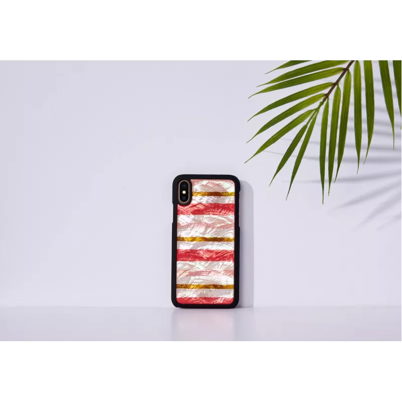 Etui na smartfona iKins do iPhone XS / iPhone XS Max Short Cake Czarny – osłona ochronna